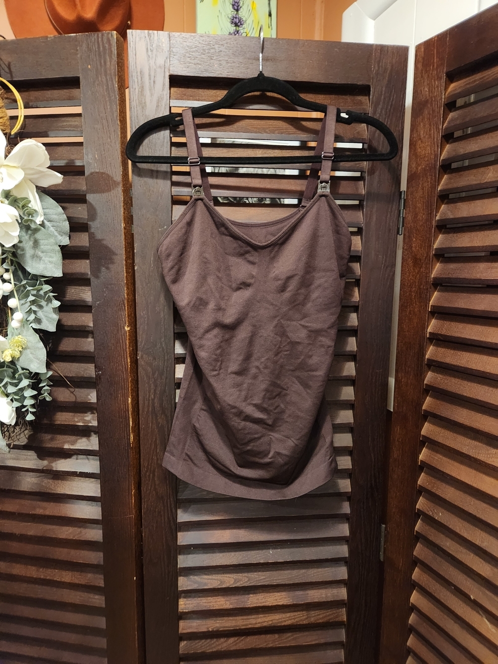 Women’s Nursing Brown Shaping Camisole